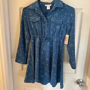 Blue Starry Kids Dress